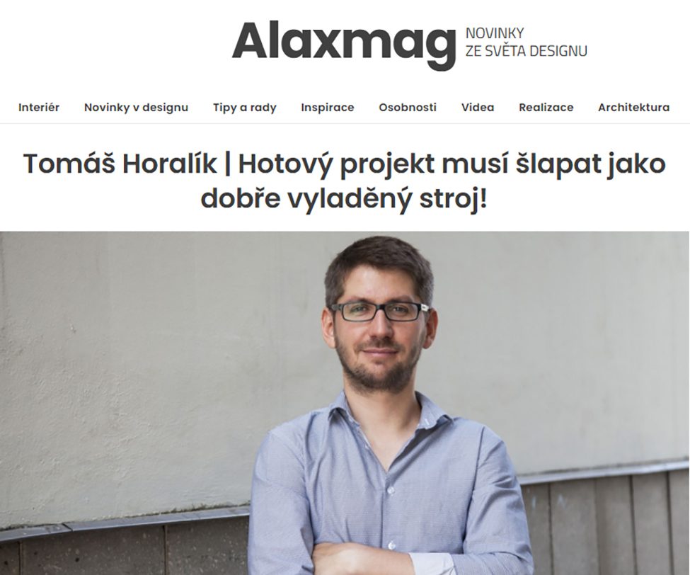Rozhovor pro časopis Alaxmag